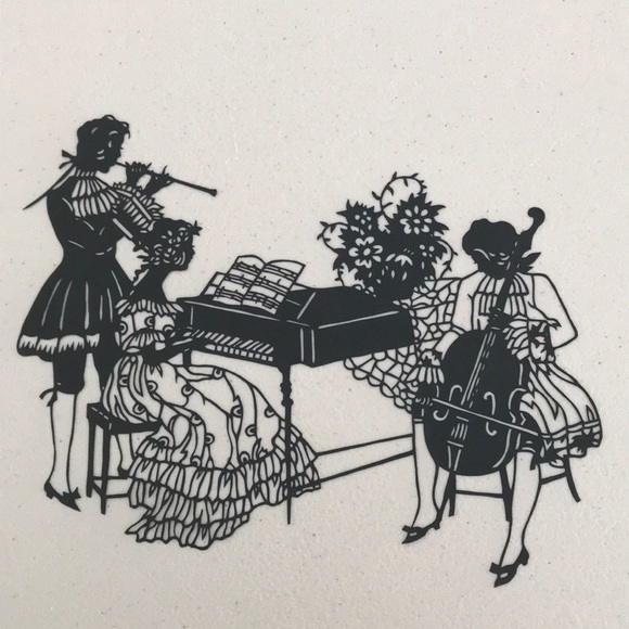 💖 Handmade PaperCut Silhouette Scherenschn… - Picture 1 of 7